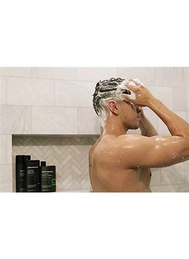 Every Man Jack - 2-in-1 Thickening Shampoo + Conditioner - Thicken, Cleanse, and Hydrate Hair with Coconut, Aloe, and Tea Tree Oil - Naturally Derived and No Harsh Chemicals - Twin Pack - Image 1