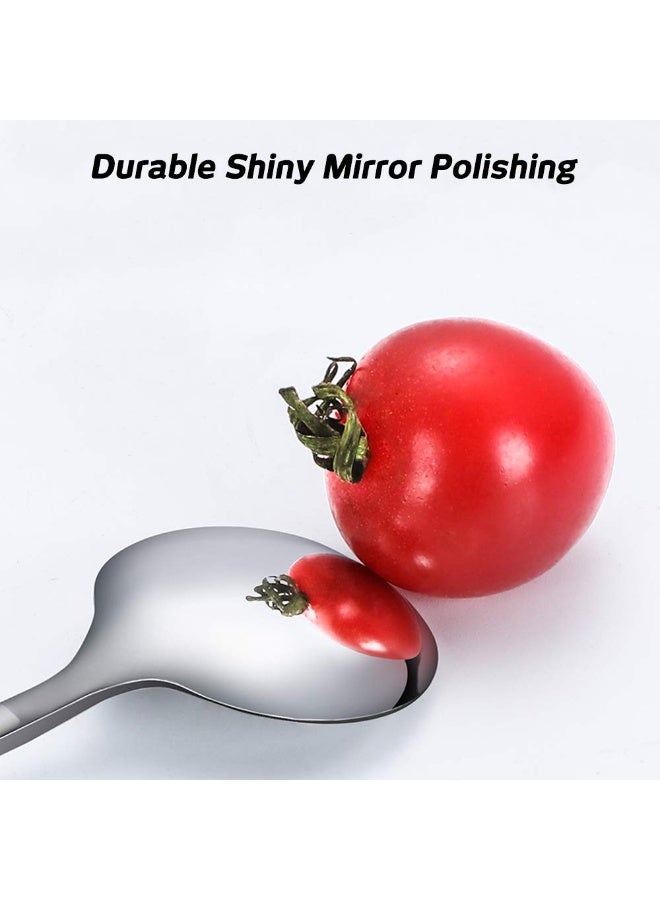 sokany 8 PCS Stainless Steel Espresso Spoons, Mini Teaspoons Set for Coffee British Tea Dessert Cake Ice Cream Cappuccino, 13.46 Cm - Image 5