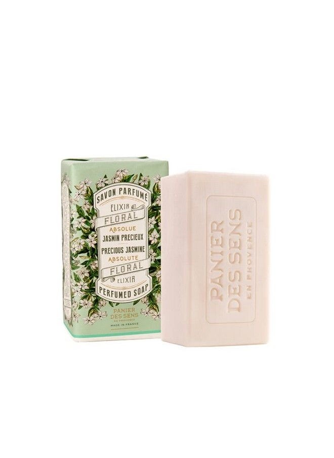 PANIER DES SENS Jasmine Bar Soap With Olive Oil 97% Natural & Made In France 2 Bars 53Oz/150G Each  - Image 4