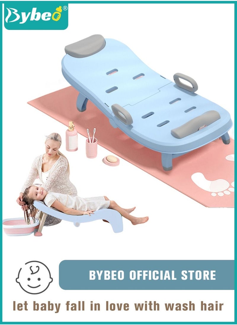 Bybeo - Toddler Head Hair Rinser Salon Chair With Baby Bath Washing Hair Shower Shampoo Cup for Infants Kids - Image 1