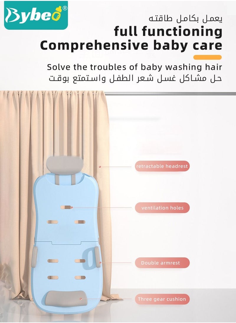 Bybeo - Toddler Head Hair Rinser Salon Chair With Baby Bath Washing Hair Shower Shampoo Cup for Infants Kids - Image 1