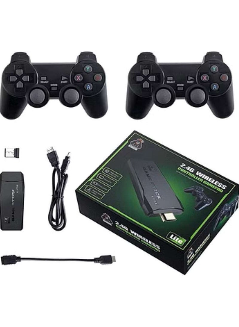 GAME Wireless Retro Game Console, Plug and Play Video Game Stick Built in 10000+ Games,9 Classic Emulators, 4K High Definition HDMI Output for TV with Dual 2.4G Wireless Controllers 64G - Image 2