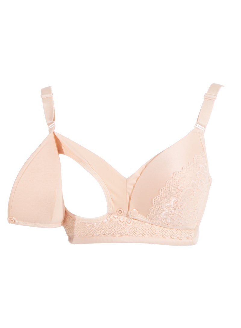 Okus Full Cup Maternity And Nursing Bra - Beige - Image 5