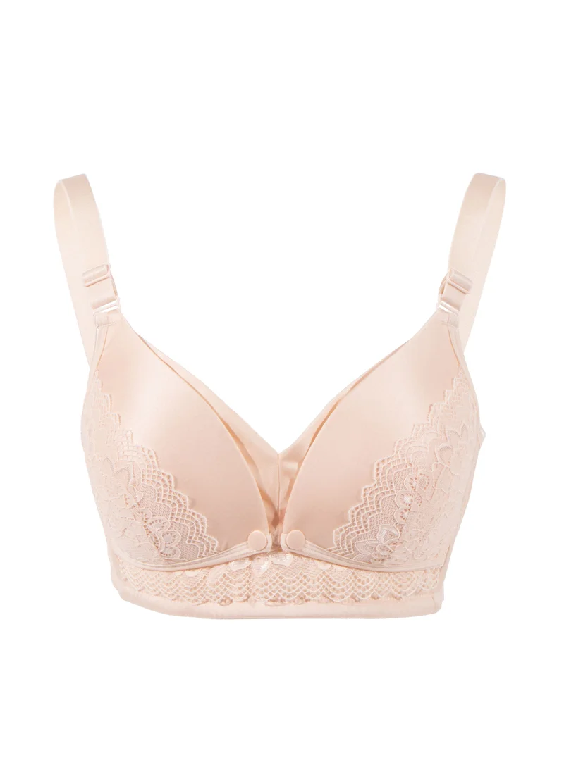 أوكوس Full Cup Maternity And Nursing Bra - Beige