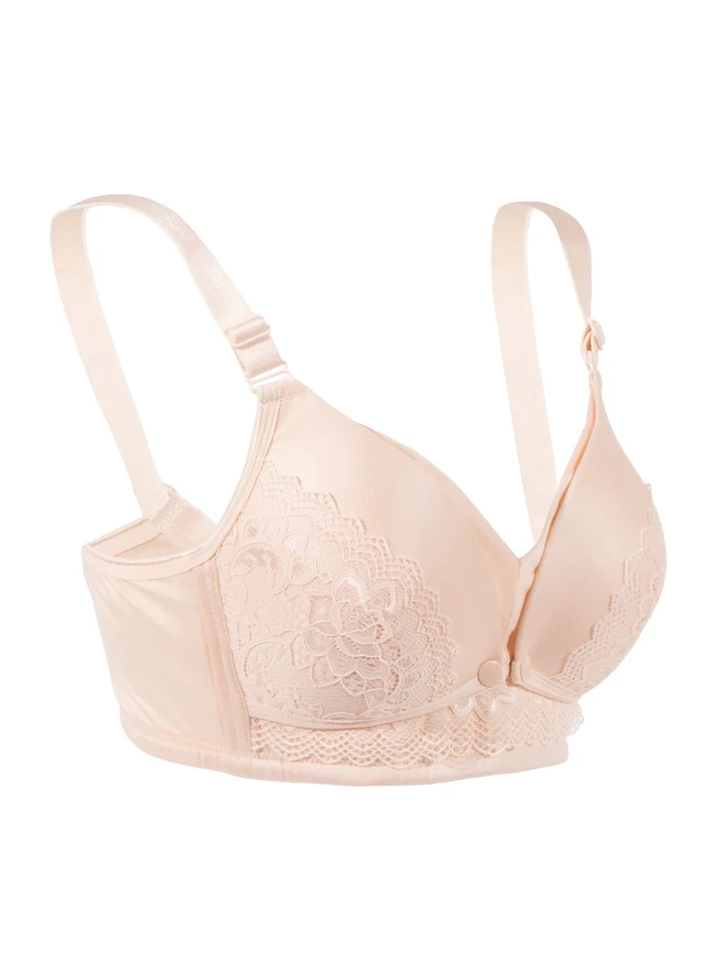 Okus Full Cup Maternity And Nursing Bra - Beige