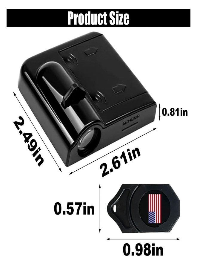 GLSOWEE 2PCS Car Door Lights Logo Projector, Wireless Car Door Logo Light, LED Welcome Courtesy Light Ghost Shadow Projector Lamp, Holeless Magnet Sensor Light Accessories - Image 2