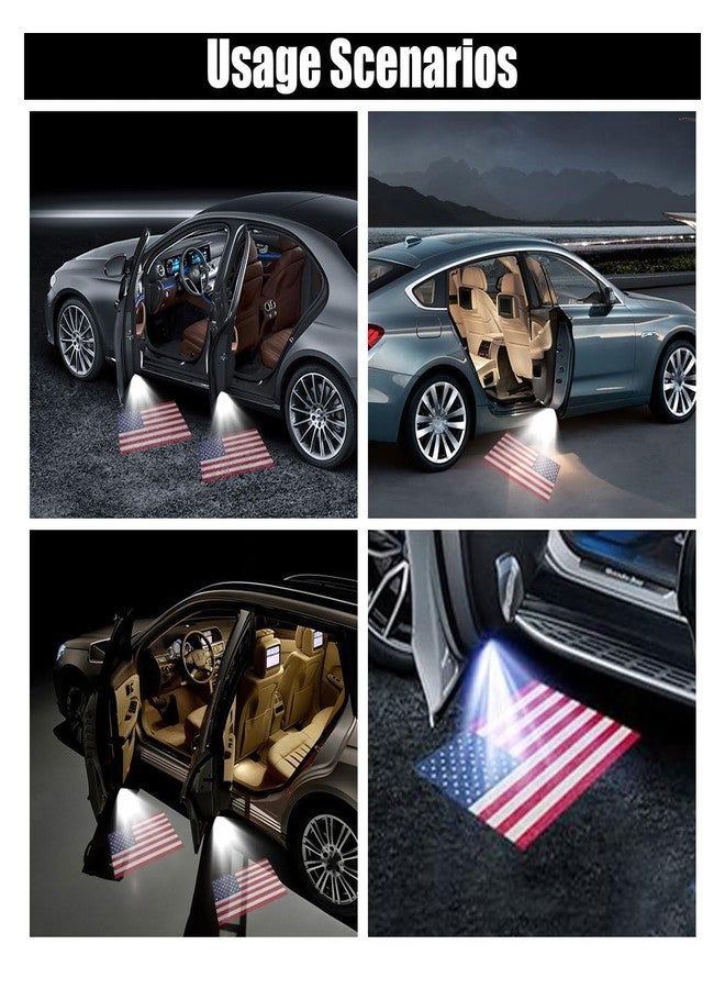 GLSOWEE 2PCS Car Door Lights Logo Projector, Wireless Car Door Logo Light, LED Welcome Courtesy Light Ghost Shadow Projector Lamp, Holeless Magnet Sensor Light Accessories - Image 5