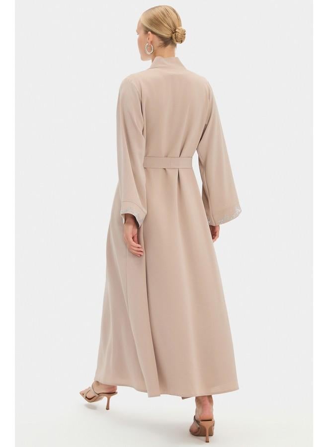 جون عباية مطرزة بتفاصيل حجرية من جوني للنساء - Image 4