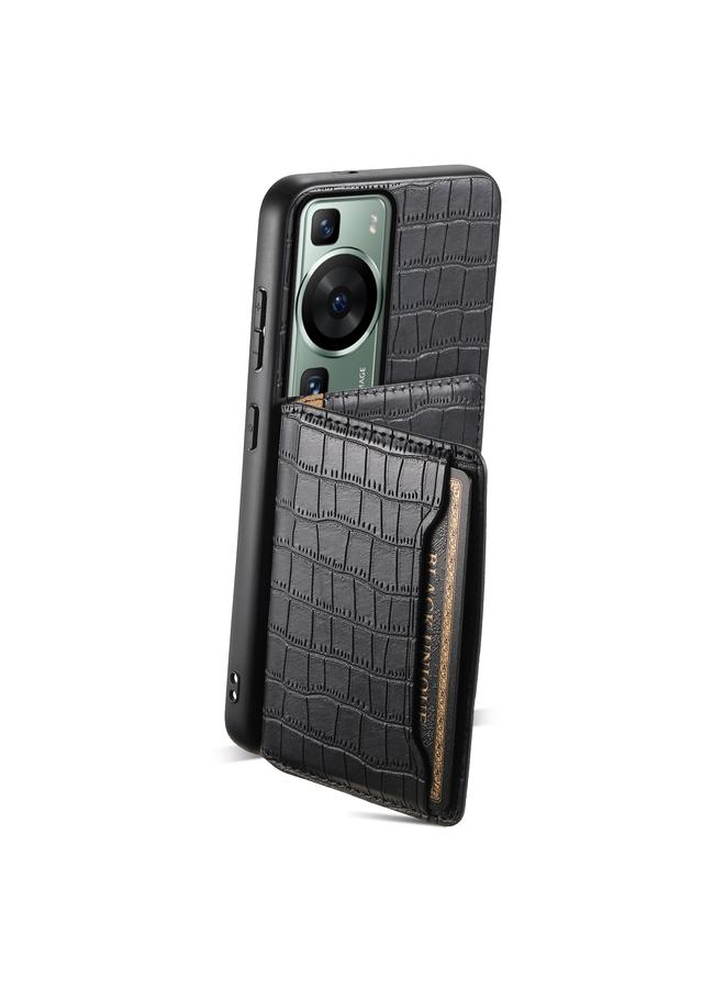 Zaboon Case For Huawei P60 Crocodile Texture Card Bag Design Full Coverage Phone Case - Image 3
