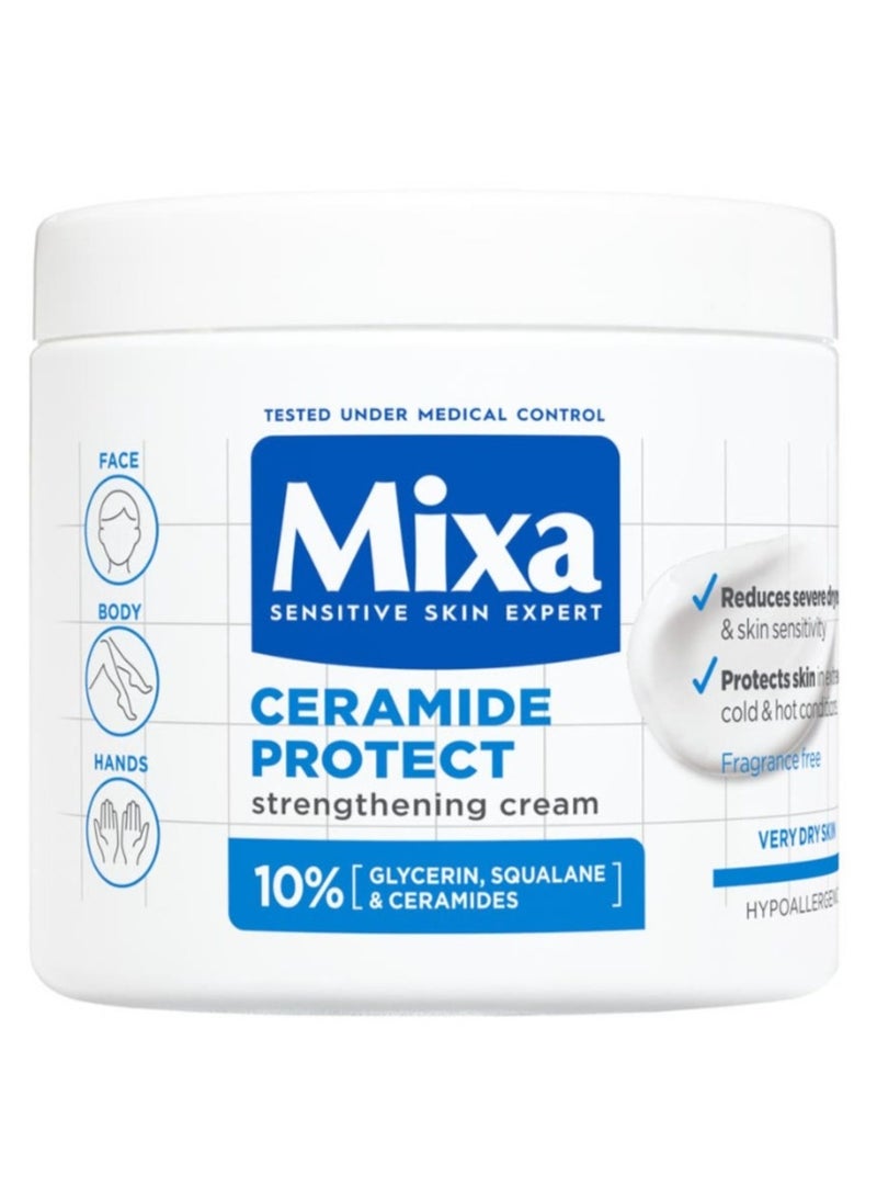 مكسا كريم مرطب للبشرة الجافة بالسيراميد والجلسرين والسكولان من مكسا 400 مل - Image 1