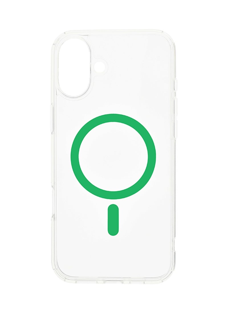 DVICED Magsafe iPhone 16 Case Clear - Green - Image 2
