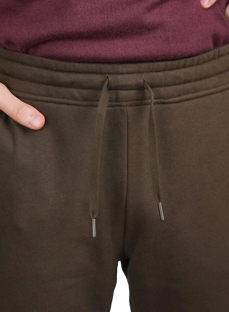 GIORDANO  Men's French Terry Jogger Pants - Slim Fit, Elastic Waist, Comfortable & Stylish for Men | Best Price UAE