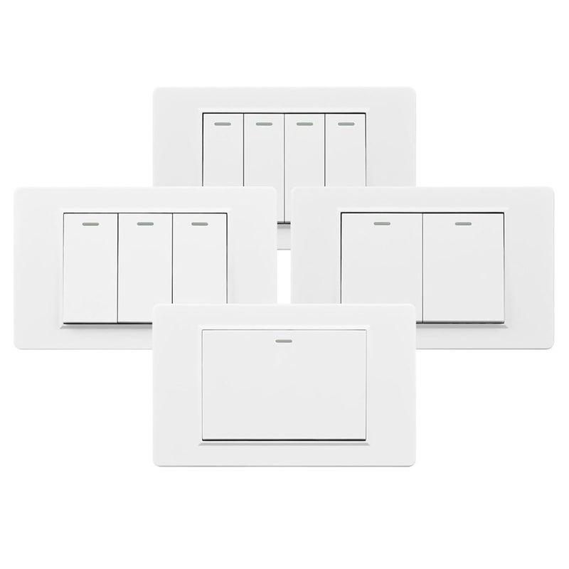 3 Gang Black Wall Light Switch 2 Way Dimmer Panel Power Button for Home 220V - Image 3