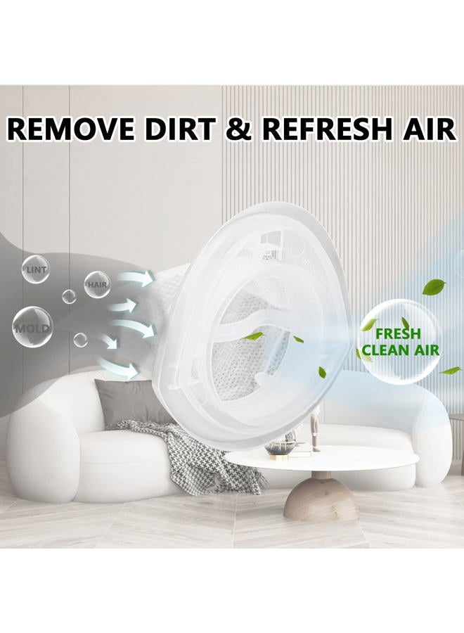 Improvedhand Black & Decker Filter Replacement for EVF100 90590689 Compatible with HNV220B HNV115J HNV215B HNV115B Series Hand Vac Cleaners, 6 Pack - Image 3