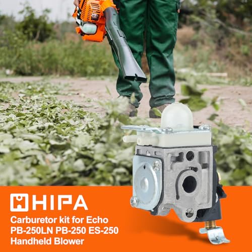 Hipa RB-K106 PB-250LN Carburetor with Repower Kit Spark Plug for Echo Leaf Blower PB250 ES-250 PB-250 PB-250LN Handheld Blower A021003661 Carb - Image 3