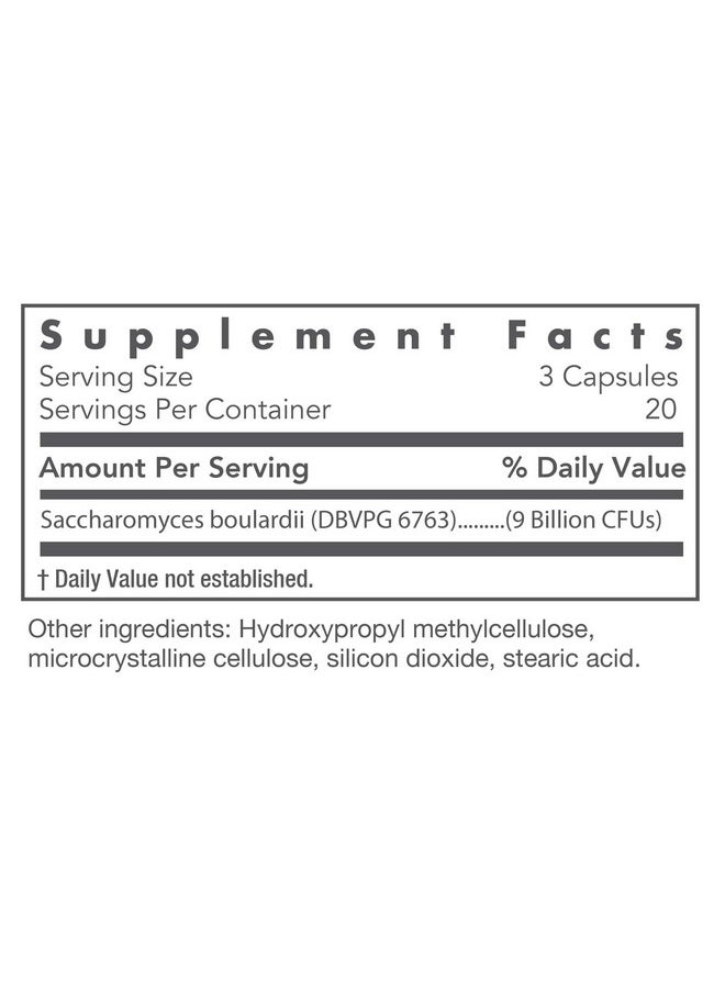 Nutricology - Restore Biotic Saccharomyces Boulardii Gi Health Probiotic 60 Vegetarian Capsules - Image 1