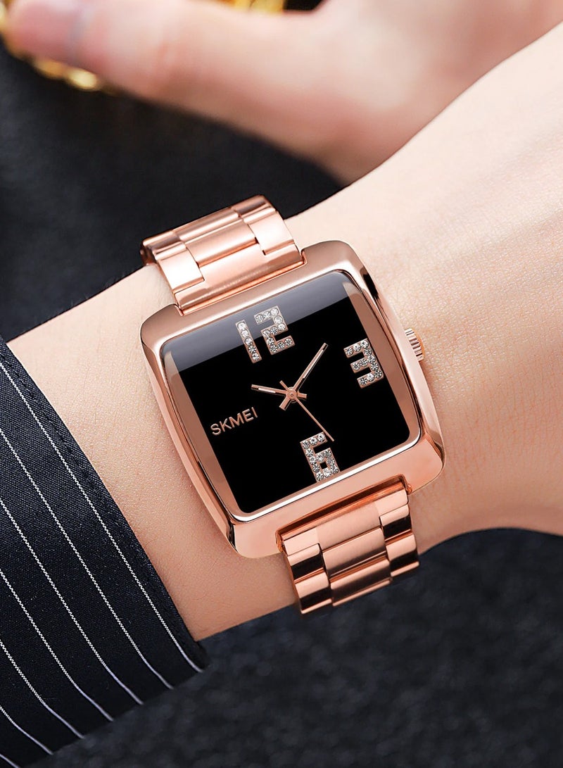 SKMEI Women's Luxury Stainless Steel Wristwatch 30M Waterproof - 2138 - Image 5