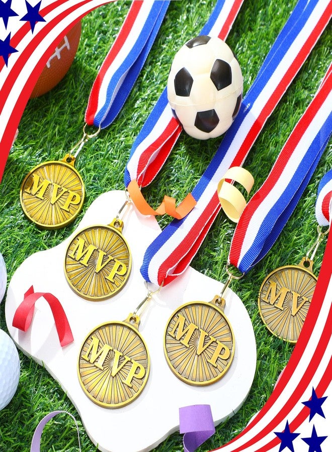 Loetere 30 Pcs 2'' Gold Award Medals Bulk MVP Champion Medals Most Valuable Player Trophy for Basketball Soccer Baseball Volleyball Football Sports Games Events Party Prizes Winner Gift(MVP) - Image 4
