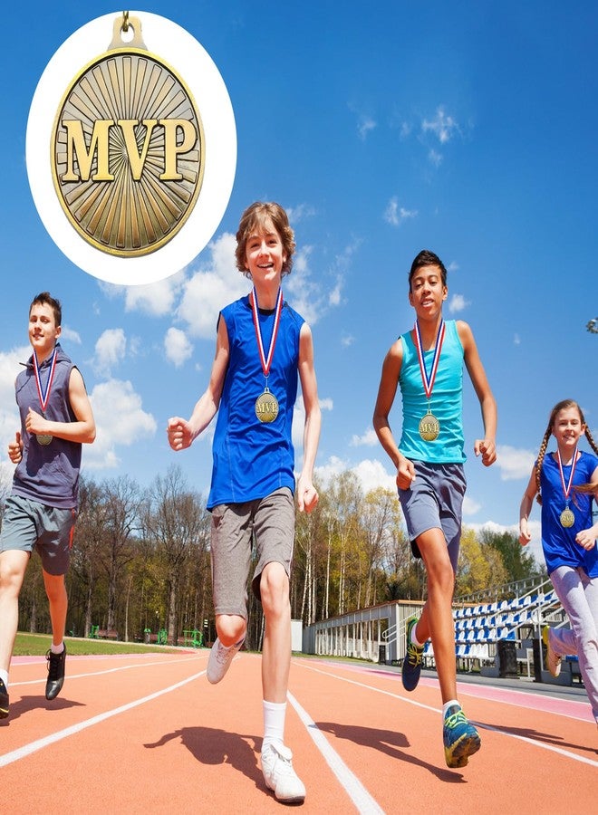 Loetere 30 Pcs 2'' Gold Award Medals Bulk MVP Champion Medals Most Valuable Player Trophy for Basketball Soccer Baseball Volleyball Football Sports Games Events Party Prizes Winner Gift(MVP) - Image 5