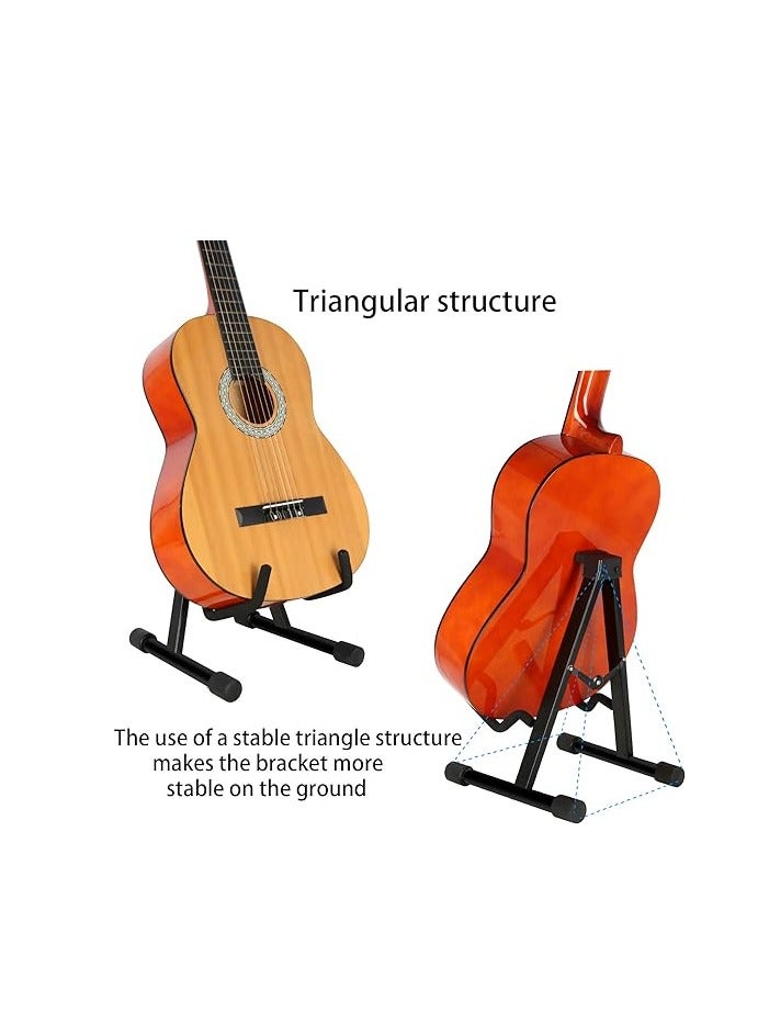 Generic Guitar Stand Folding Universal A frame Stand for All Guitars Acoustic Classic Electric Bass Travel Guitar Stand - Image 5