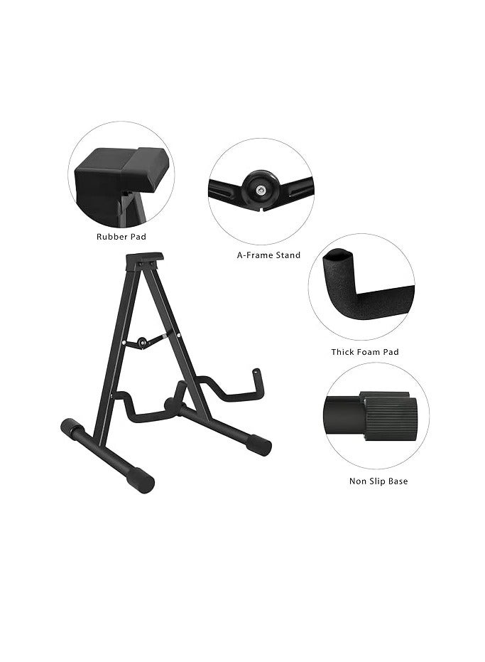 Generic Guitar Stand Folding Universal A frame Stand for All Guitars Acoustic Classic Electric Bass Travel Guitar Stand - Image 3