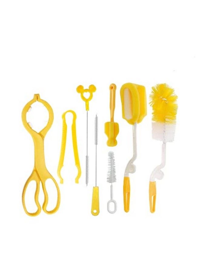 Adore Bottle Nipple And Straw Cleaning Kit Multi Color (Cleaning Brush Kit) (8 In 1)  - Image 1