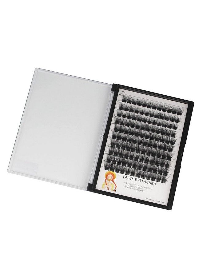 Bodermincer 120 Cluster 121416Mm Mixed Length Wide Cluster Eyelash Extension Natural 3D Russian Volume Faux 3D Effect Glue Bonded Cluster Eyelashes Eyelashes Individual Lashes Makeup (101214Mm Mixed)  - Image 4