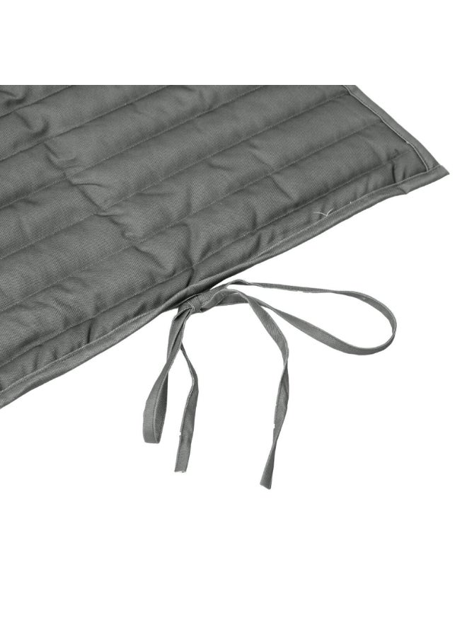 Hesperide Adiya Elegant Padded Roll-Up Lounger Cushion Slate Grey 1.2 x 60 x 180 cm 165197A - Image 4