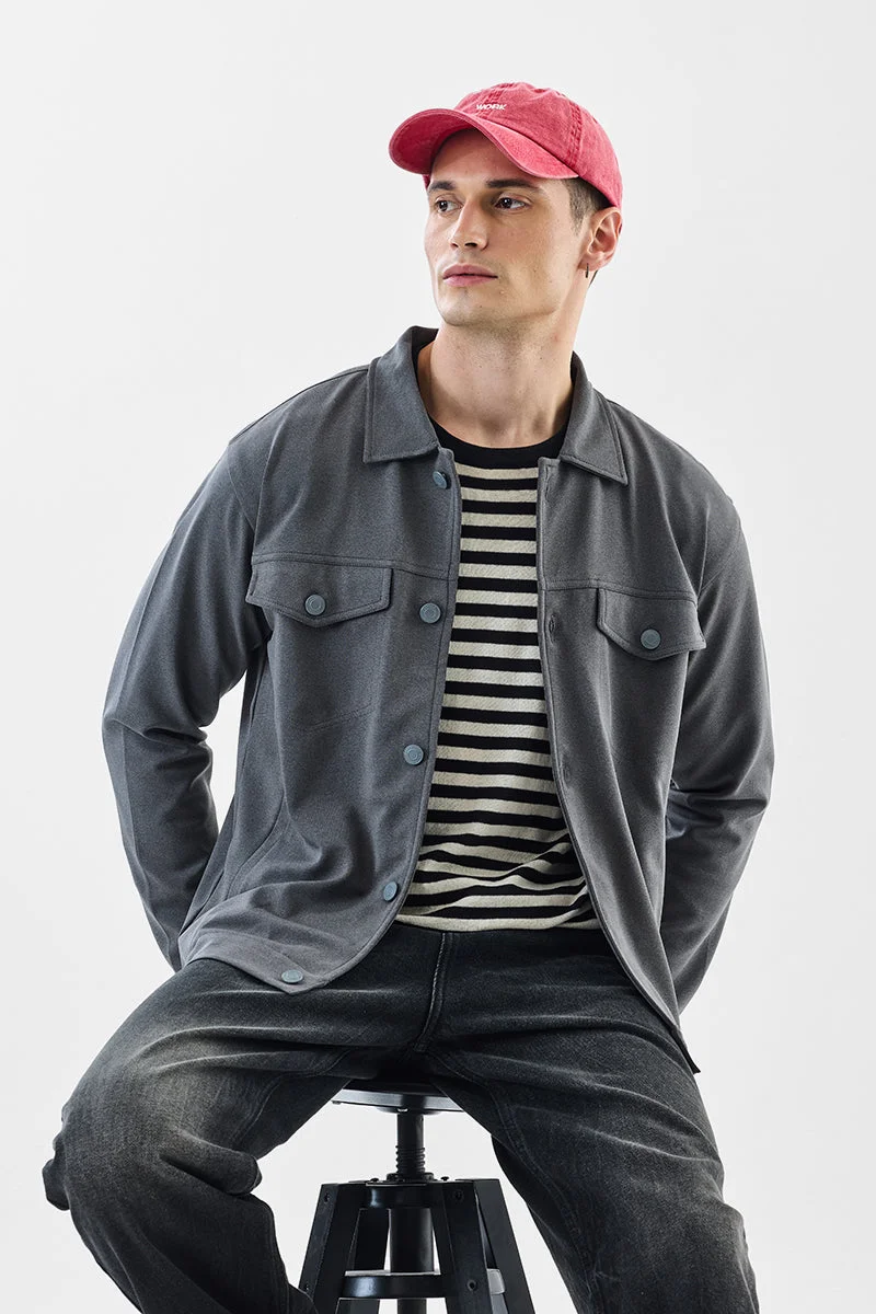 SNITCH Relaxed Fit Stretch Double Pocket Jacket