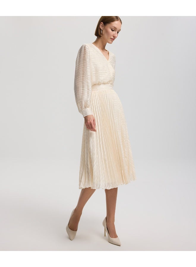 Ipekyol Pleated Midi Skirt - Image 3