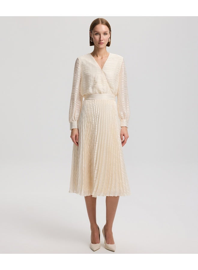 Ipekyol Pleated Midi Skirt - Image 5