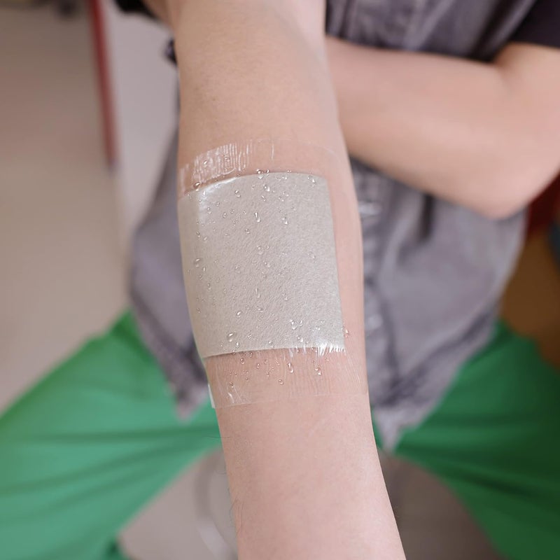 Dimora 50 Packs Transparent Dressing  Calcium Alginate4 x 4 Patches 10 Pack NonStick - Image 5