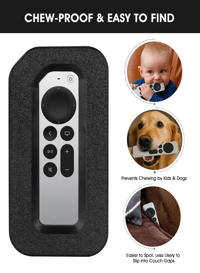 Featch Dog Proof Remote Control Case, Protective Case for Apple TV Siri Remote - Hard Anti-Chew Remote Cover, Shock-Absorbing Protection, Easy-Charge Opening & Anti-Loss Design for Pet and Kid-Friendly Homes - Image 3