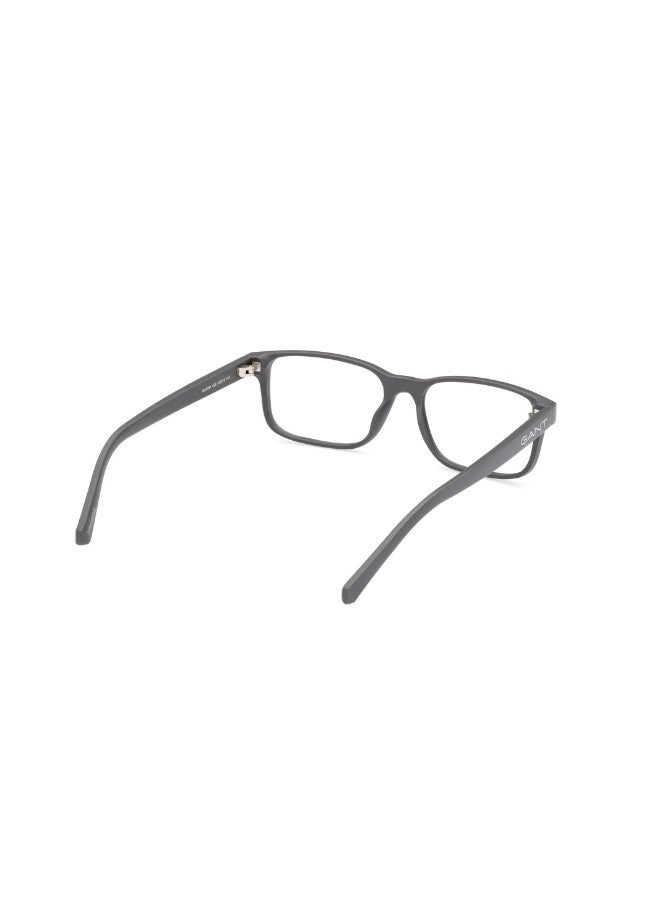 GANT Ga3291 Rectangular Injected Frames For Men Size 55, Matte Grey - Image 5