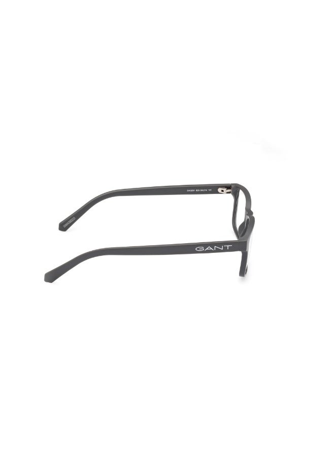 Ga3291 Rectangular Injected Frames For Men Size 55, Matte Grey