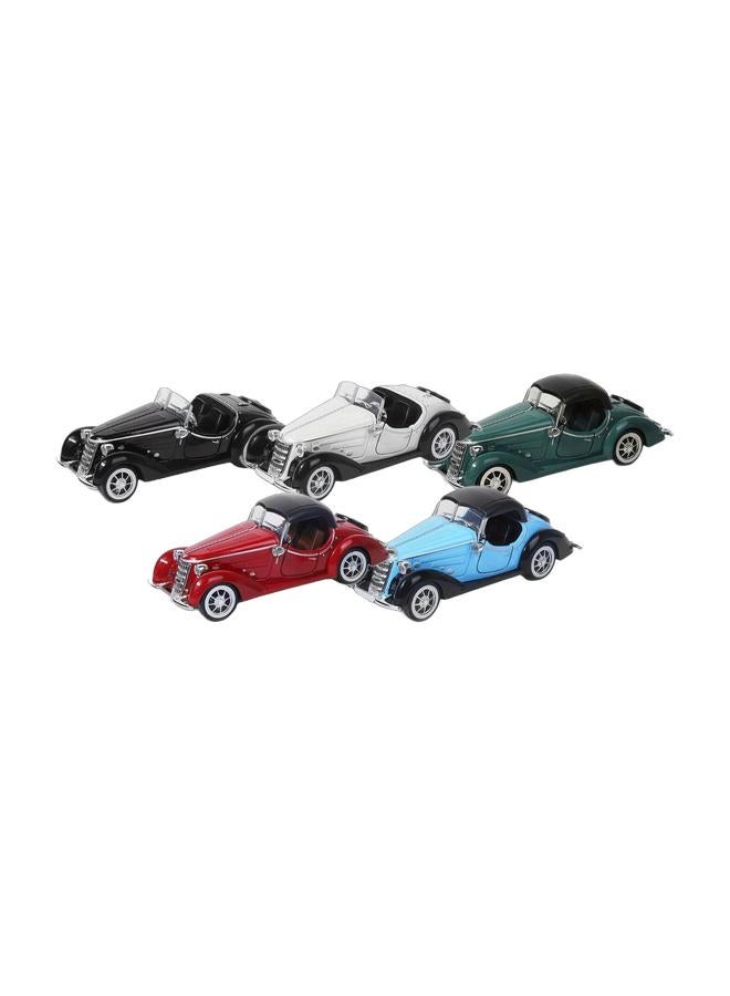 1:32 Scale Alloy Retro Car Model, Pull-Back Toy Vehicle with Openable Doors, Vintage Classic Design for Kids & Adults, Perfect for Collection, Home Decor & Party Favors - Image 1