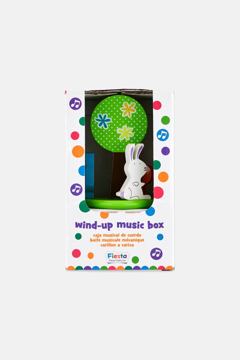 FIESTA Woodland Animals Wind Up Music Box - Image 1