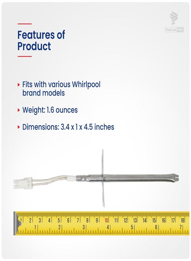 ForeverPRO WPW10131825 Oven Sensor for Whirlpool Wall Oven W10131825 4455636 1449853 AH2180067 - Image 5