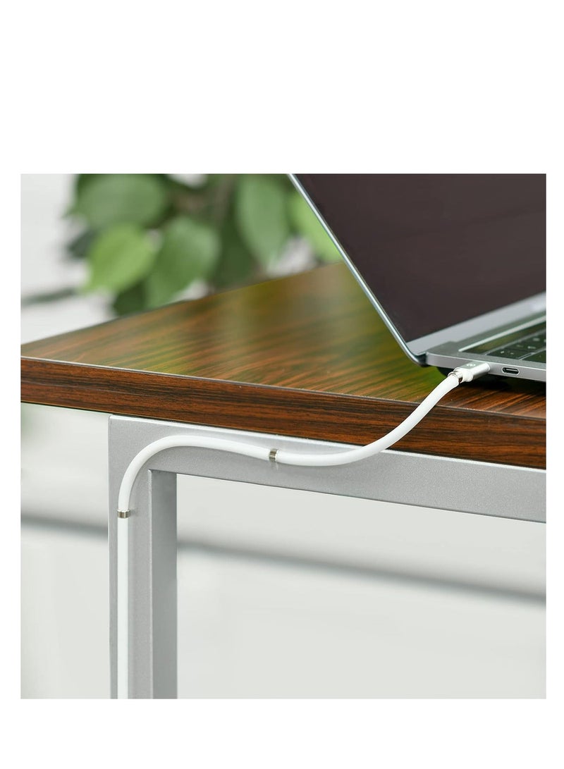 سيلي Magnetic USB C to USB C Fast Charging Cable (60W), USB 2.0 Type C Charging Data Transfer Cable with Soft Protective Silicone Tube for iPhone 15/15 Pro, Samsung, and all other USB C Devices - Image 3