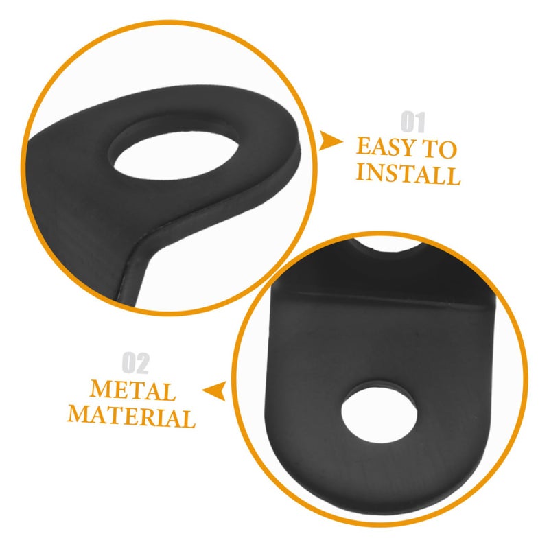 Motorcycle Brake Clutch Fluid Reservoir Holder Universal Metal Oil Cup Bracket - Image 3