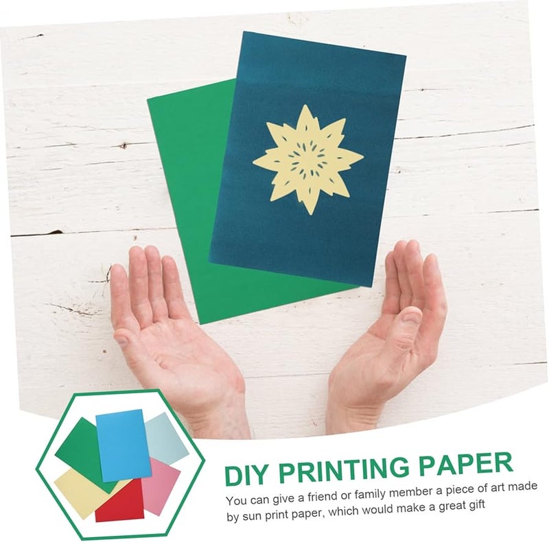 ورق السيانوتايب 24 ورقة مقاوم للماء للفنون والحرف اليدوية وأنشطة الفصول الدراسية - Image 4