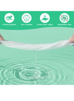 Softpaii 30% thicker Baby Wipes,72s x 6 Packs(432 wipes),Pure Water Baby Wipes for Baby,Multi Purpose Cleaning Baby Wet Wipes for Sensitive Skin  - Image 5