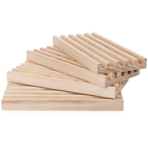 Spin Master Games Wooden Domino Racks Set of 4 Trays for Mexican Train Dominoes Dominoes Games Classic Game Kids Game Adults Kids Ages 8 - Image 5