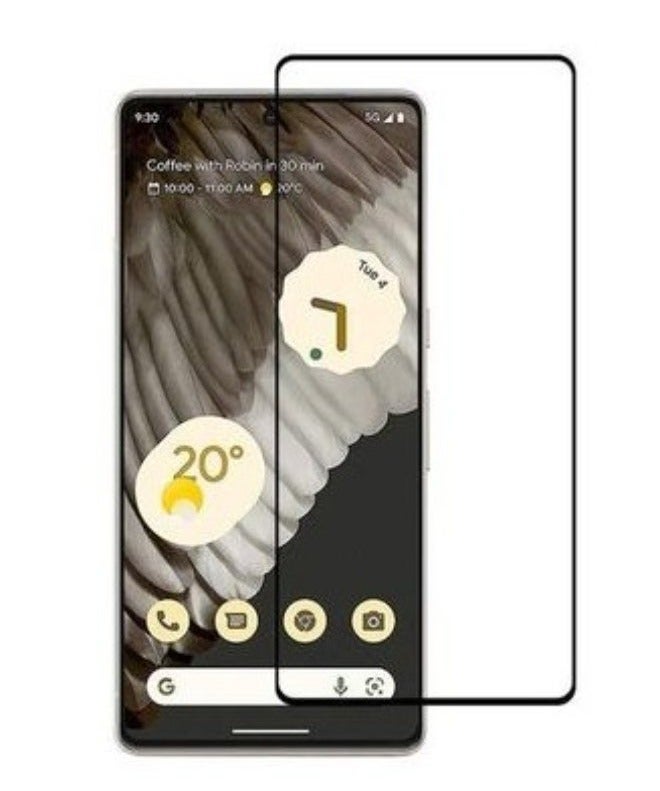 موكولو واقي شاشة زجاجي لهاتف Google Pixel 5A ، زجاج مقوى عالي الدقة بصلابة 9H، مقاوم للخدش، خالٍ من الفقاعات - Image 1