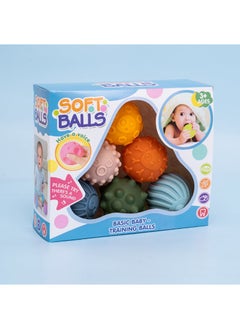 Generic Sensory Massage Squeeze Ball Set for Babies 3-6 Months Color boxed 