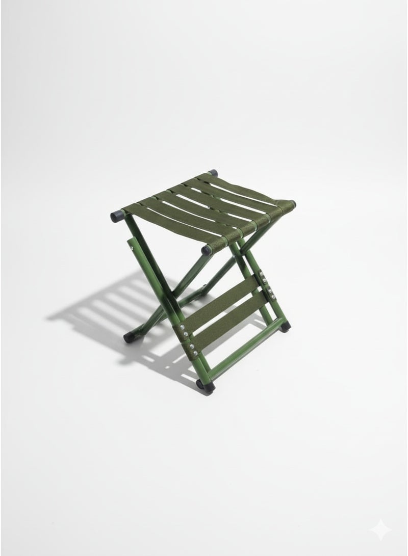 Panvil Portable Folding Chair with Strong Metal Frame & Striped Seat – Lightweight Foldable Chair for Home, Office, Camping & Outdoor Use - Image 5