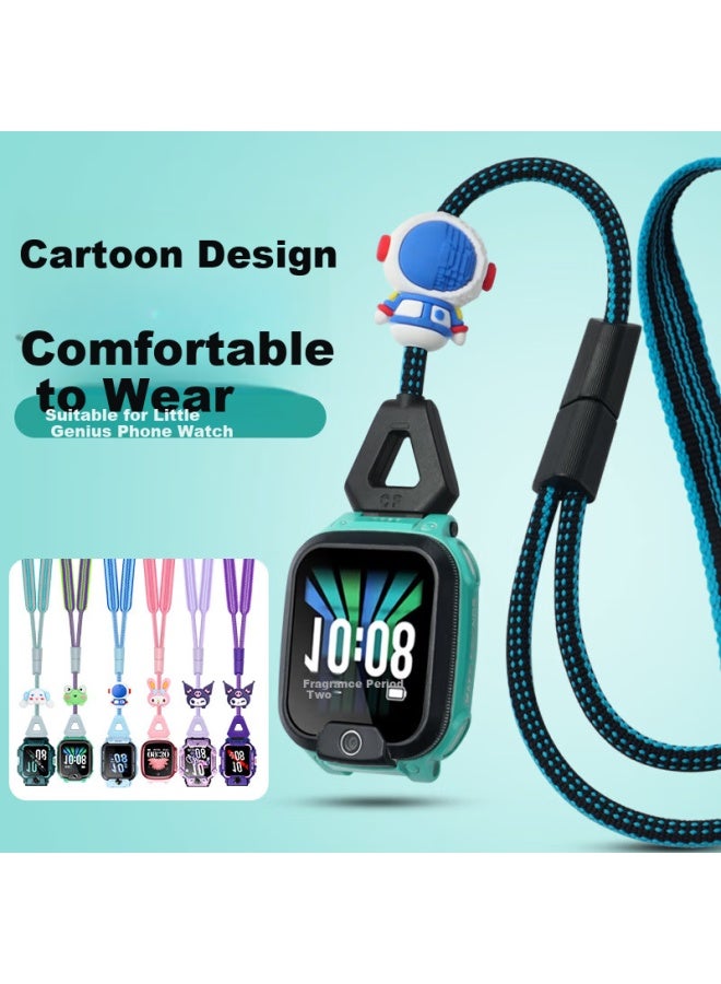 Xuanyi Creative Cartoon Neck Strap For Small Genius Children's Phone Watch Z10/youth Edition Z9/z8a/z7s/z6p/z6a/z6/n3/d3s/q2a Cloud Pink - Image 4