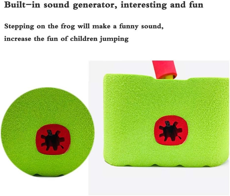FOREVIVE Foam Pogo Jumper Kids Bouncing Toys Safe Bounce for Children's Entertainment Funny Sound Durable Foam and Bungee Jumper Suitable for Gifts for Boys and Girls Over 3 Years Old - Image 3