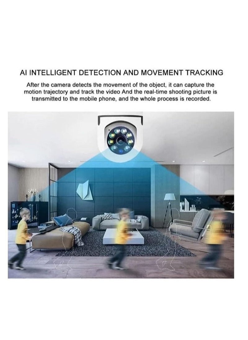 2Pcs Light Bulb Security Camera 2.4GHz & 5G WiFi Outdoor, 1080P E27 Light Socket Security Camera, Indoor 360° Home Security Cameras, Full Color Day and Night, Smart Motion Detection - Image 4