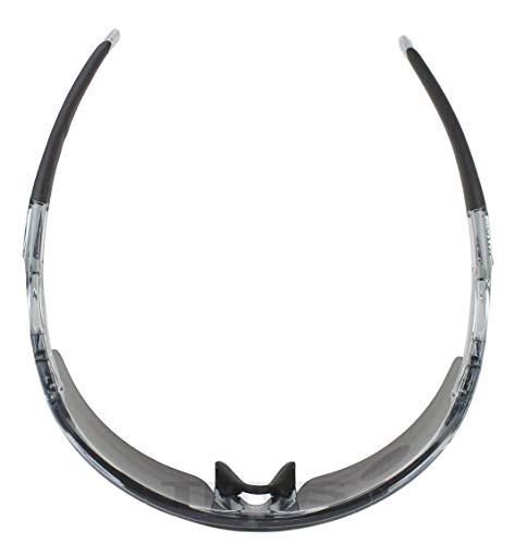 TITUS G20 All Sport Safety Glasses Shooting Eyewear Motorcycle Protection ANSI Z87+ Compliant (Grey Frame - Clear Lens - With Fitted Hard Case) - Image 4